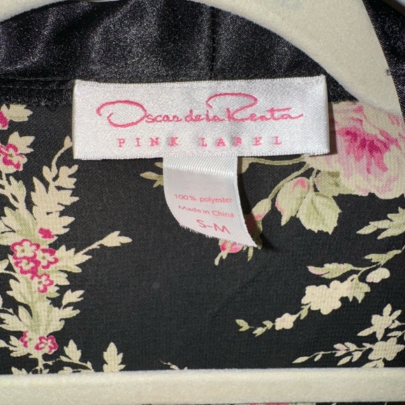 Oscar de la Renta:Three Piece Pajama Set: Robe, Pants & Matching Camisole SMALL - Picture 7 of 15
